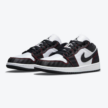 Men's Air Jordan 1 Low 'White Black' Shoes