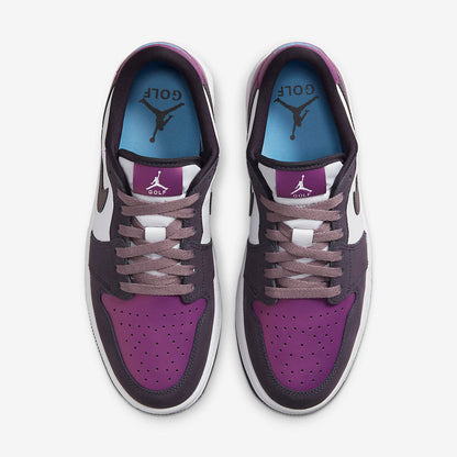 Men's Air Jordan 1 Low 'Purple Smoke' Shoes