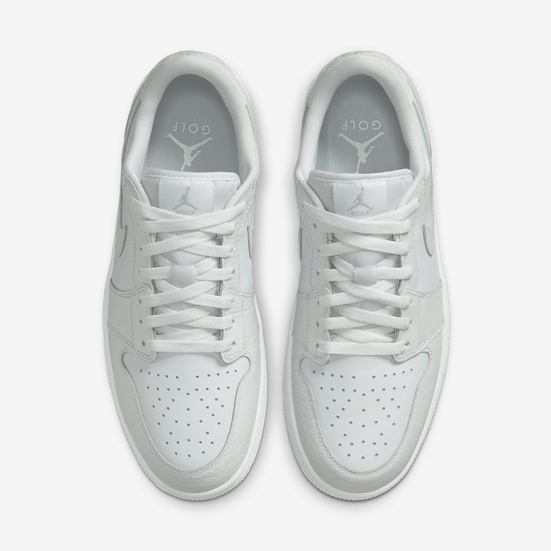 Men's Air Jordan 1 Low 'White Croc' Shoes
