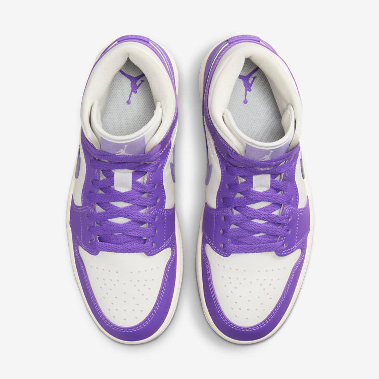 Men's Air Jordan 1 Mid 'Action Grape' Shoes
