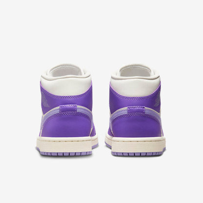 Men's Air Jordan 1 Mid 'Action Grape' Shoes