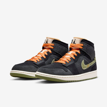 Men's Air Jordan 1 Mid 'Anthracite' Shoes