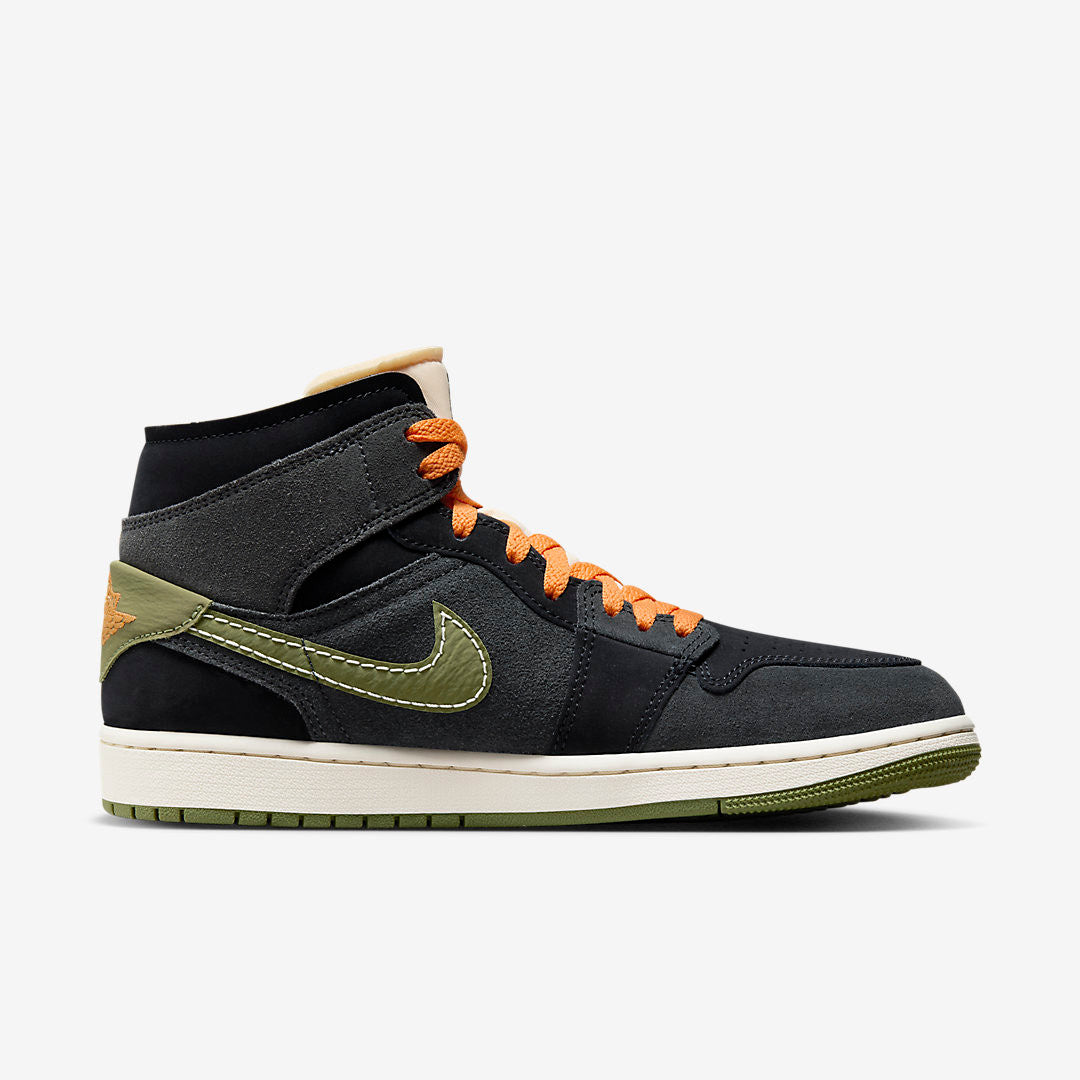Men's Air Jordan 1 Mid 'Anthracite' Shoes
