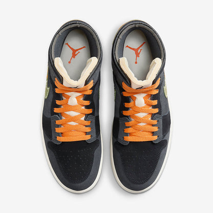 Men's Air Jordan 1 Mid 'Anthracite' Shoes