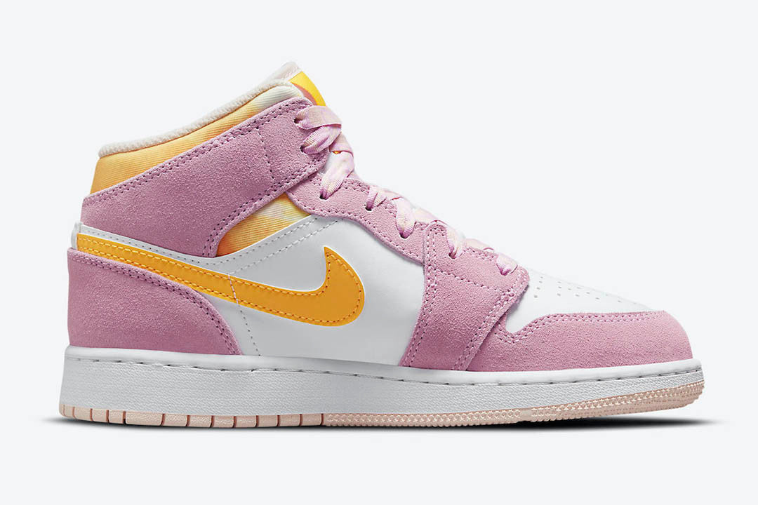 Men's Air Jordan 1 Mid 'Arctic Pink' Shoes