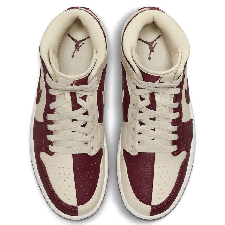 Men's Air Jordan 1 Mid 'Beach Cherrywood' Shoes