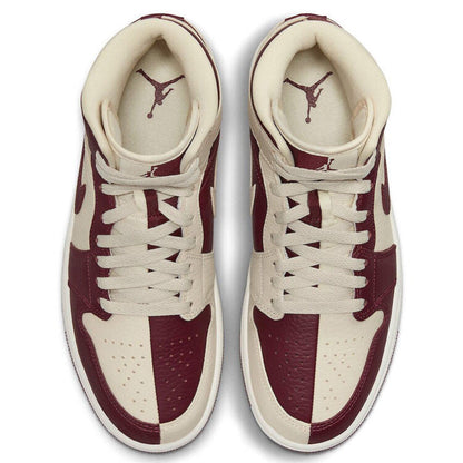 Men's Air Jordan 1 Mid 'Beach Cherrywood' Shoes