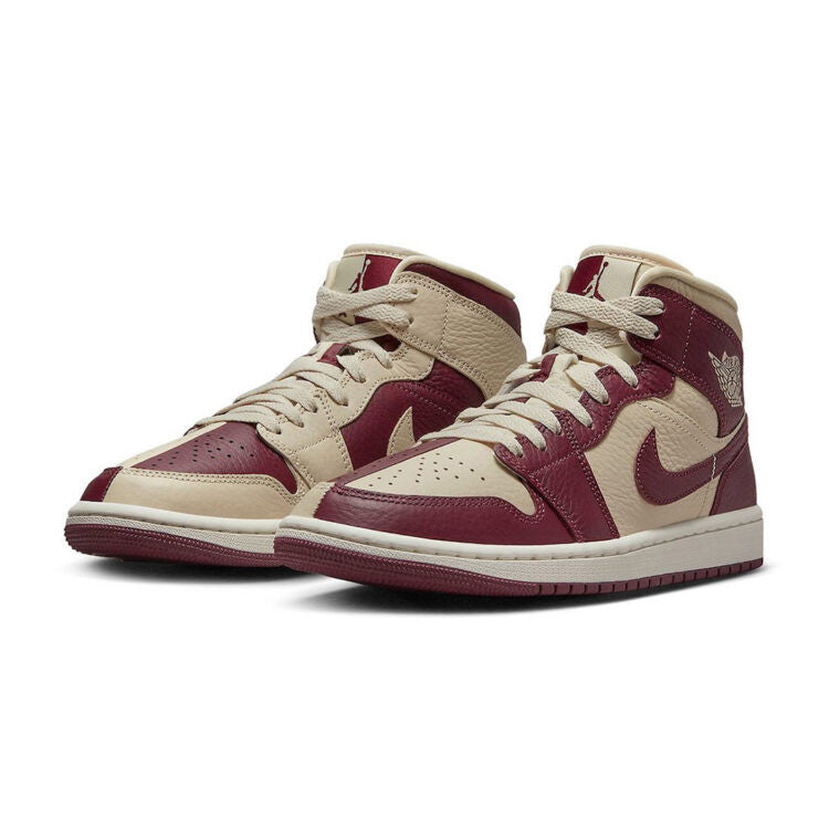 Men's Air Jordan 1 Mid 'Beach Cherrywood' Shoes