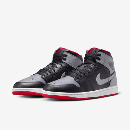Men's Air Jordan 1 Mid 'Black Cement Grey' Shoes