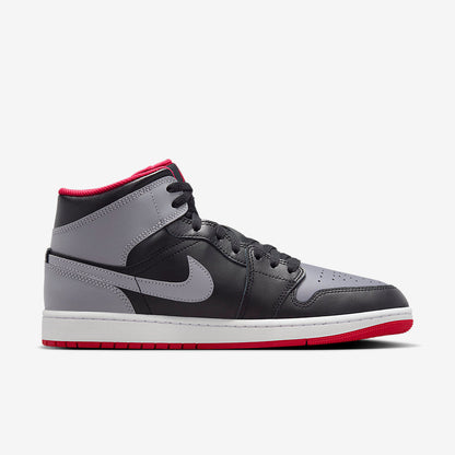 Men's Air Jordan 1 Mid 'Black Cement Grey' Shoes
