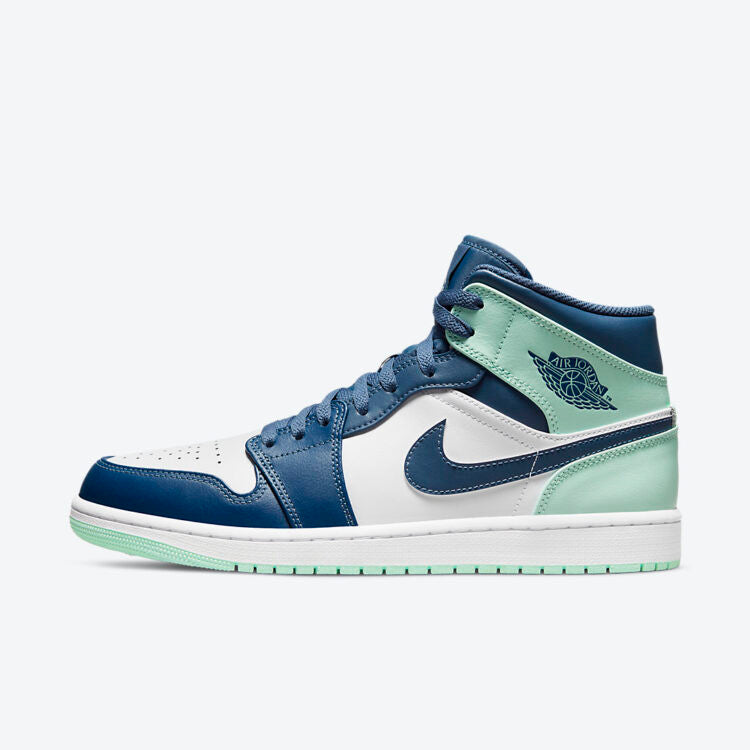 Men's Air Jordan 1 Mid 'Blue Mint' Shoes