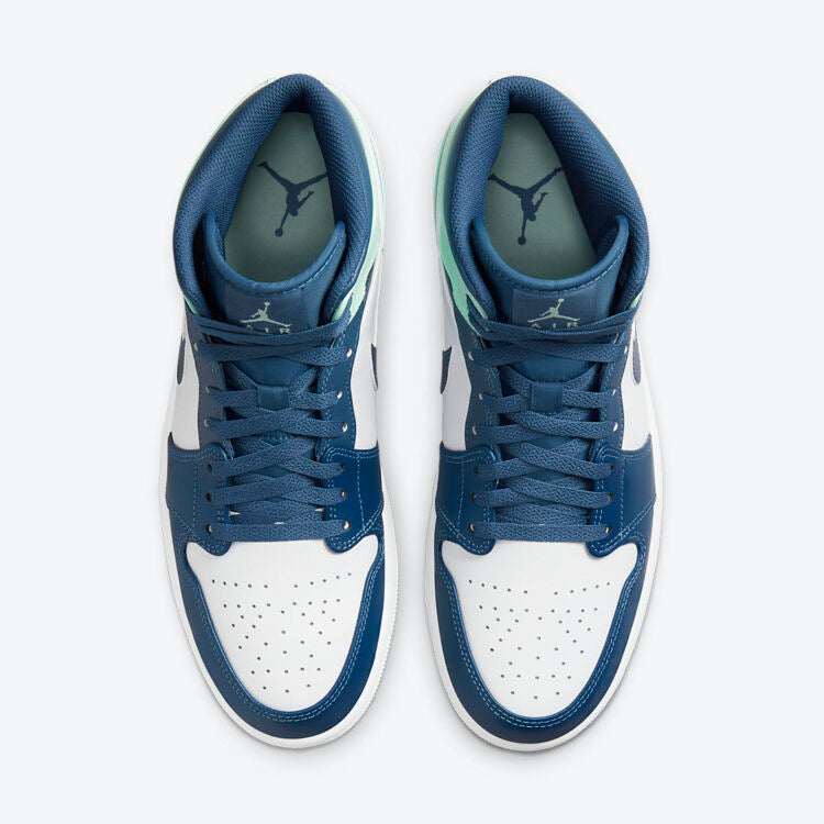 Men's Air Jordan 1 Mid 'Blue Mint' Shoes