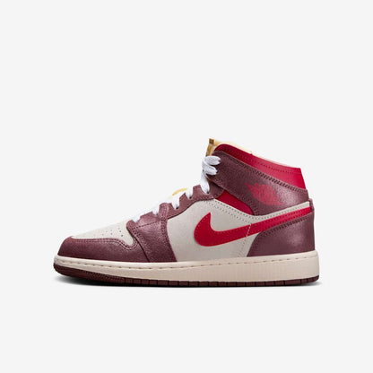 Men's Air Jordan 1 Mid 'Bread, Butter, & Sole' Shoes