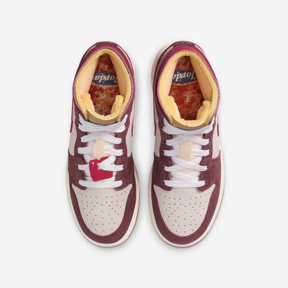 Men's Air Jordan 1 Mid 'Bread, Butter, & Sole' Shoes