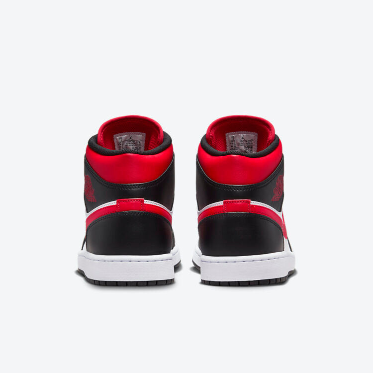 Men's Air Jordan 1 Mid 'Bred Toe' Shoes