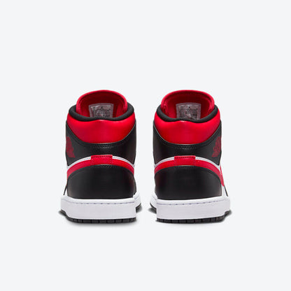 Men's Air Jordan 1 Mid 'Bred Toe' Shoes