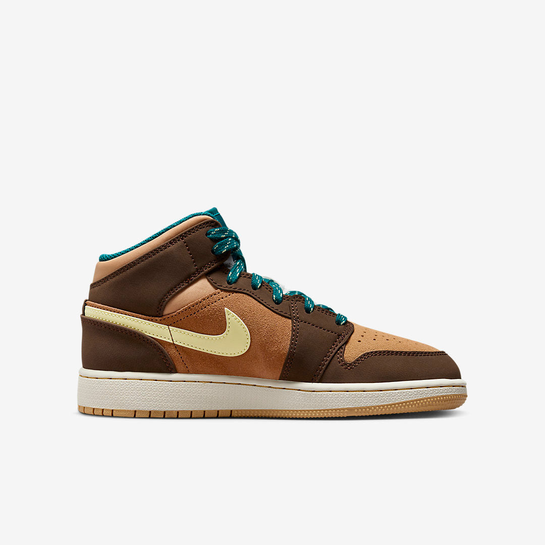 Men's Air Jordan 1 Mid 'Cacao Wow' Shoes
