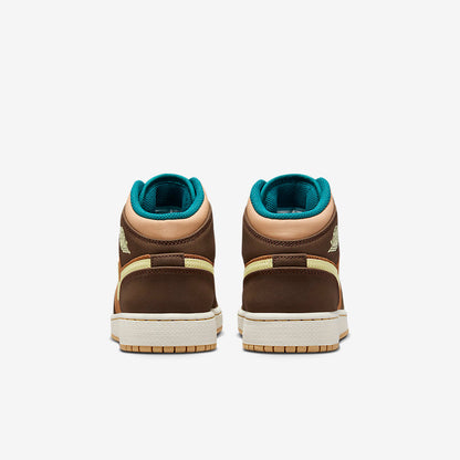 Men's Air Jordan 1 Mid 'Cacao Wow' Shoes