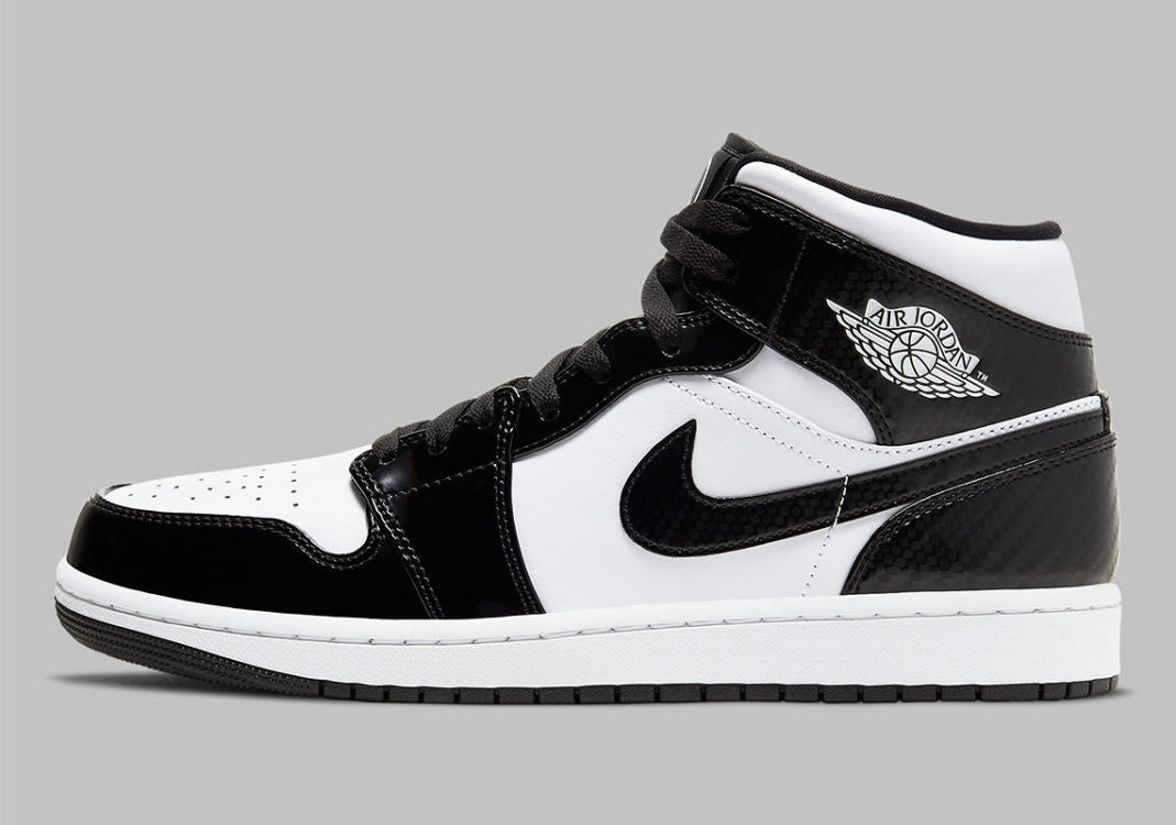 Men's Air Jordan 1 Mid 'Carbon Fiber' Shoes