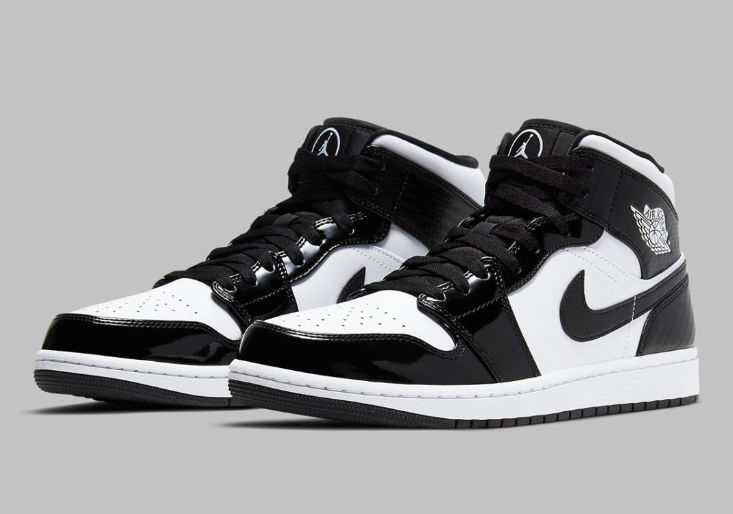 Men's Air Jordan 1 Mid 'Carbon Fiber' Shoes