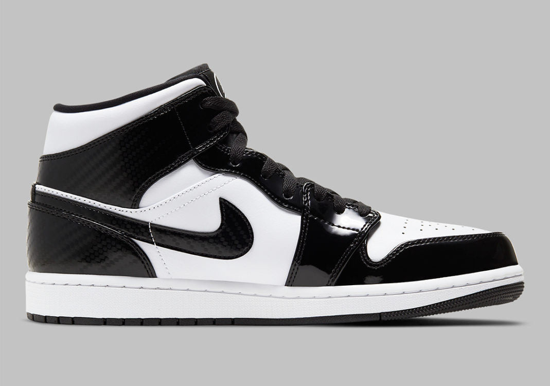 Men's Air Jordan 1 Mid 'Carbon Fiber' Shoes