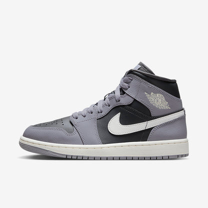 Men's Air Jordan 1 Mid 'Cement Grey' Shoes