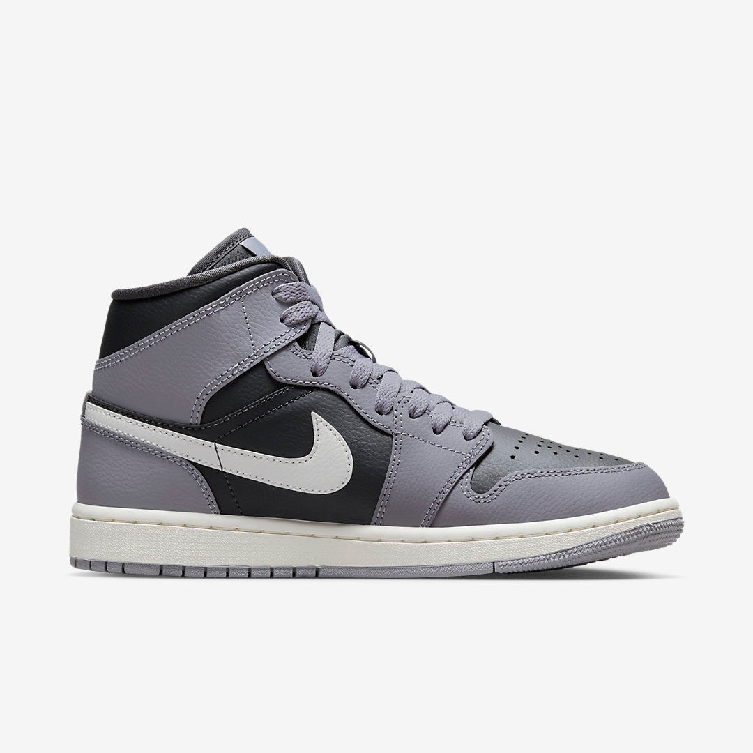 Men's Air Jordan 1 Mid 'Cement Grey' Shoes