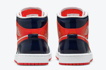 Men's Air Jordan 1 Mid 'Champs Colors' Shoes