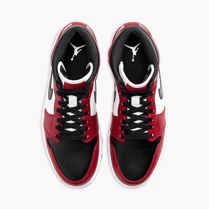 Men's Air Jordan 1 Mid 'Chicago Black Toe' Shoes