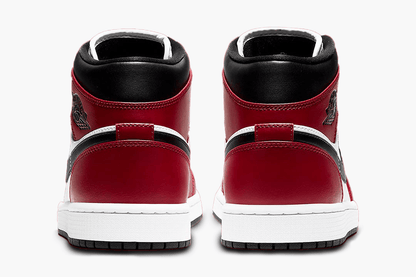 Men's Air Jordan 1 Mid 'Chicago Black Toe' Shoes