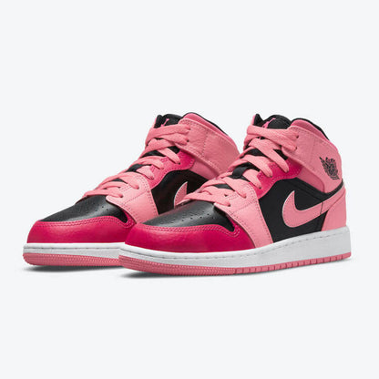 Men's Air Jordan 1 Mid 'Coral Chalk' Shoes