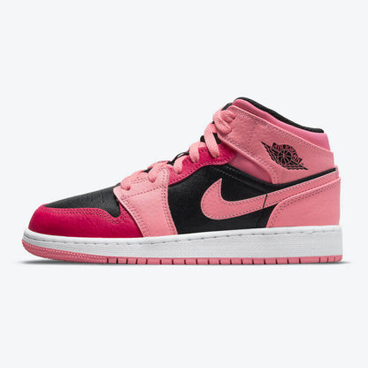 Men's Air Jordan 1 Mid 'Coral Chalk' Shoes