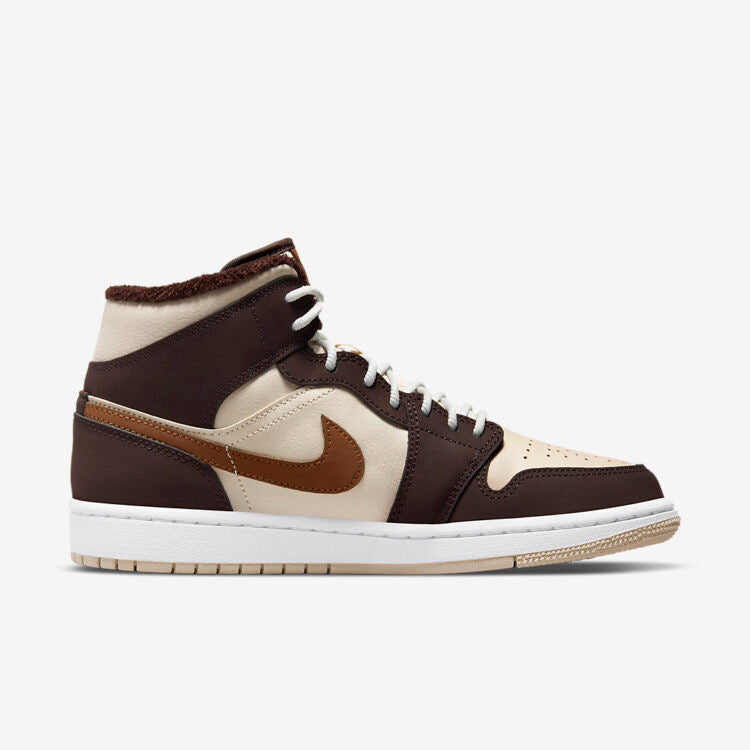 Men's Air Jordan 1 Mid 'Dark Chocolate' Shoes
