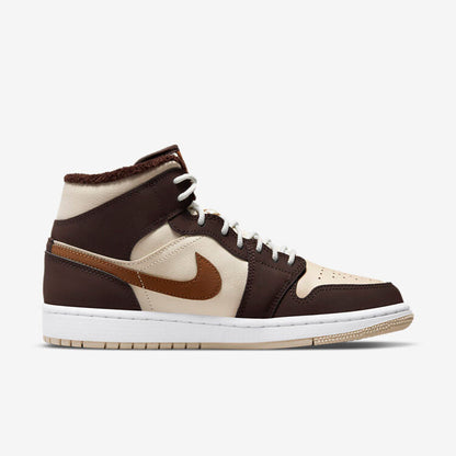 Men's Air Jordan 1 Mid 'Dark Chocolate' Shoes