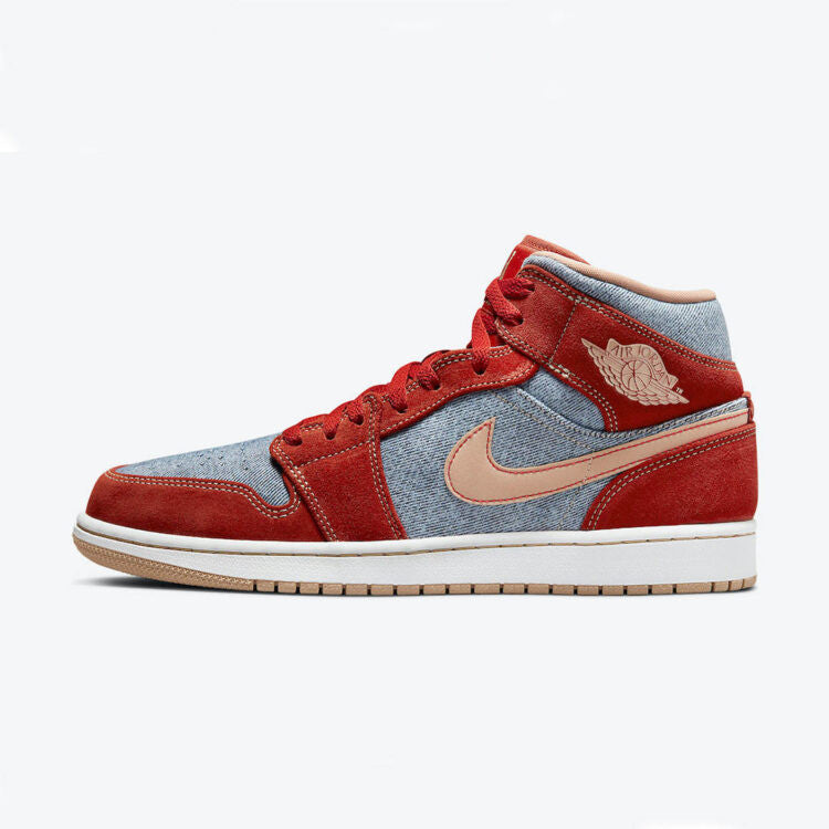 Men's Air Jordan 1 Mid 'Denim' Shoes