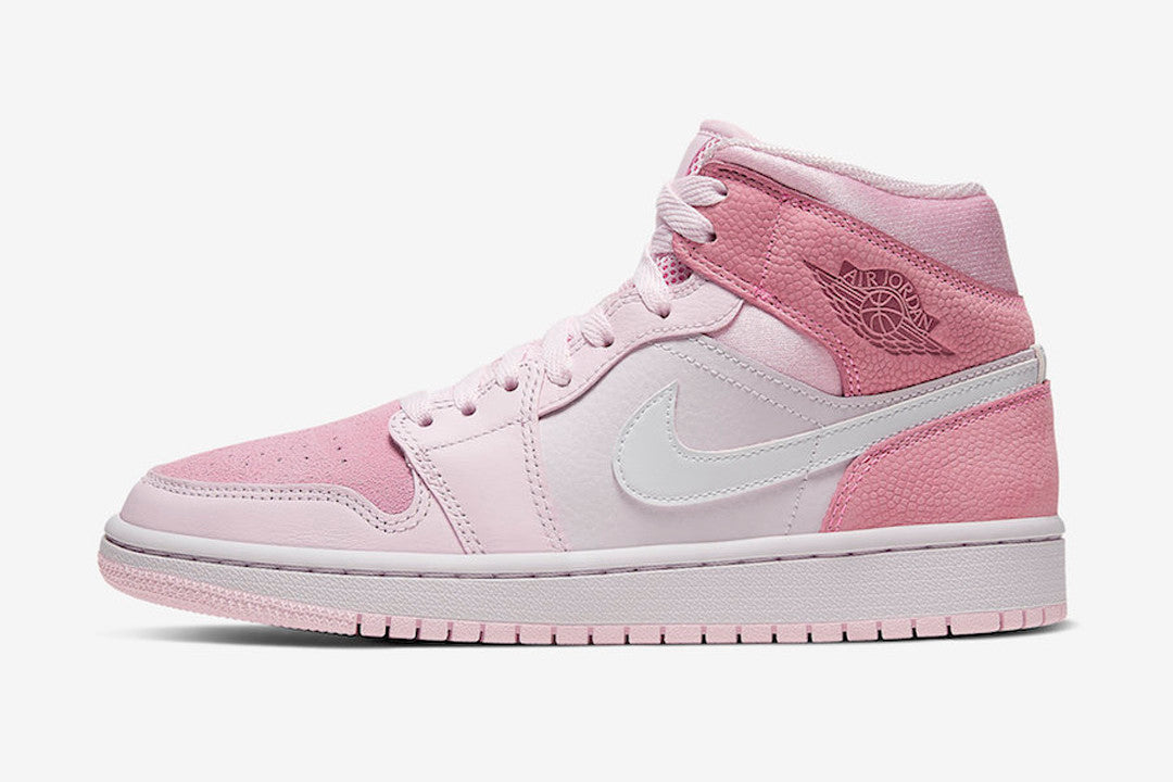 Men's Air Jordan 1 Mid 'Digital Pink' Shoes