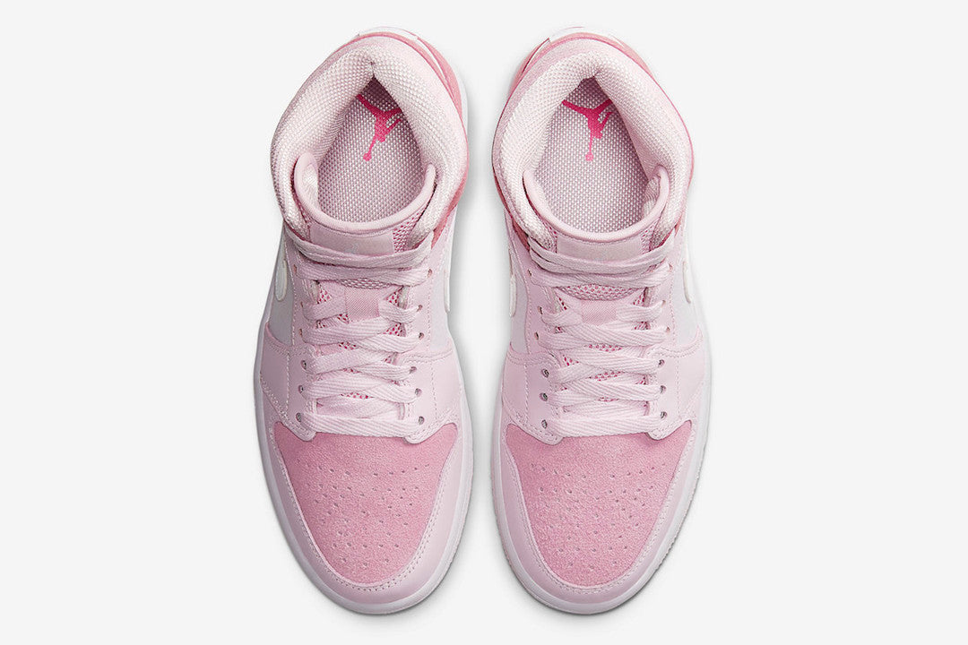 Men's Air Jordan 1 Mid 'Digital Pink' Shoes