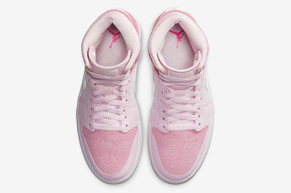 Men's Air Jordan 1 Mid 'Digital Pink' Shoes