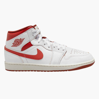 Men's Air Jordan 1 Mid 'Dune Red' Shoes