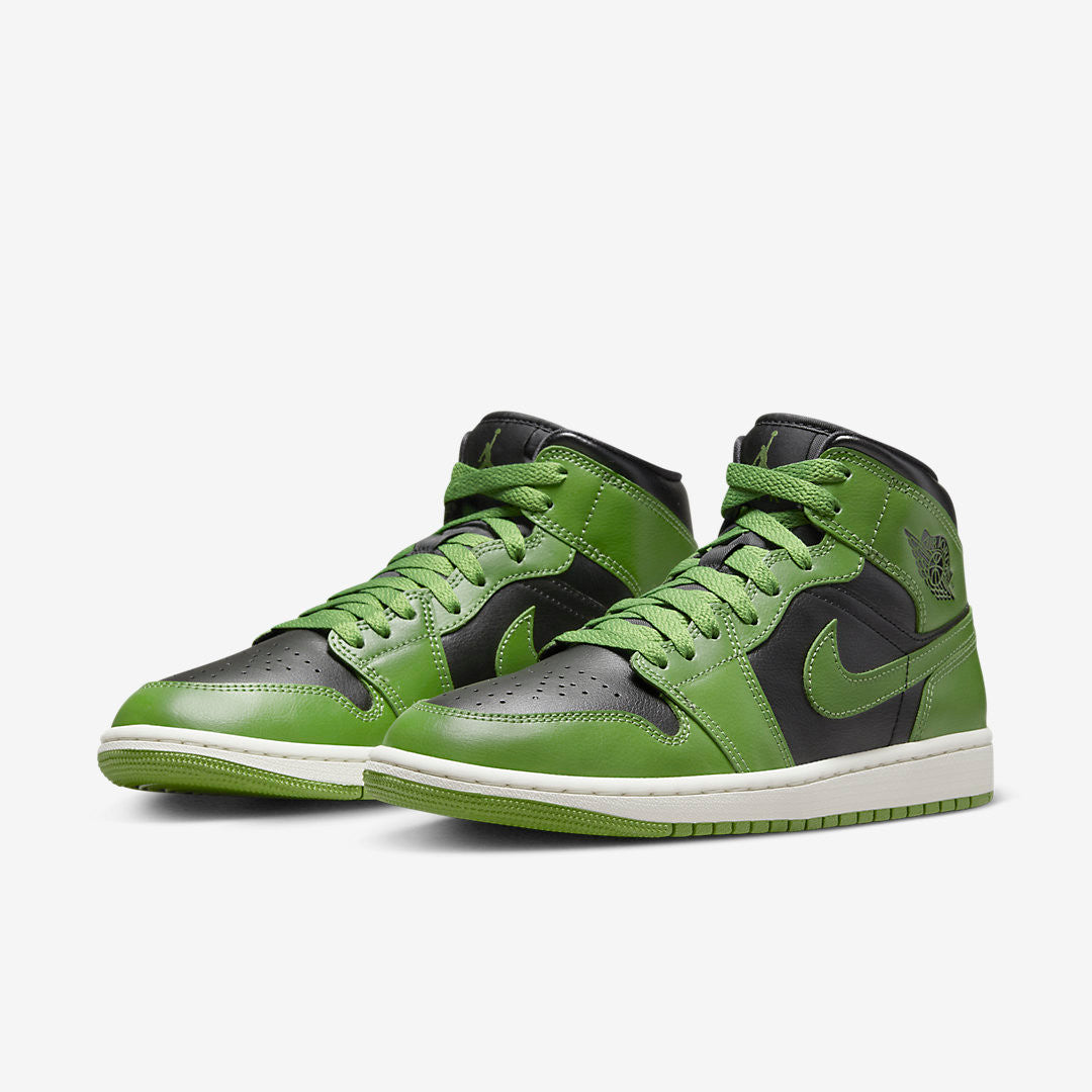 Men's Air Jordan 1 Mid 'Green' Shoes
