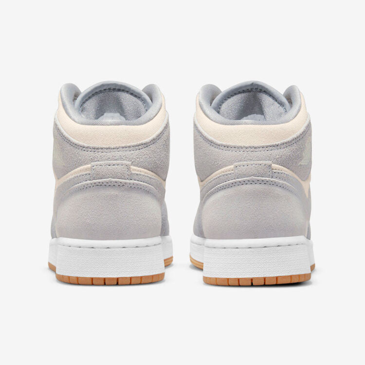 Men's Air Jordan 1 Mid 'Grey' Shoes