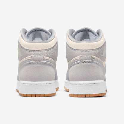 Men's Air Jordan 1 Mid 'Grey' Shoes