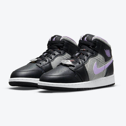 Men's Air Jordan 1 Mid 'Houndstooth' Shoes