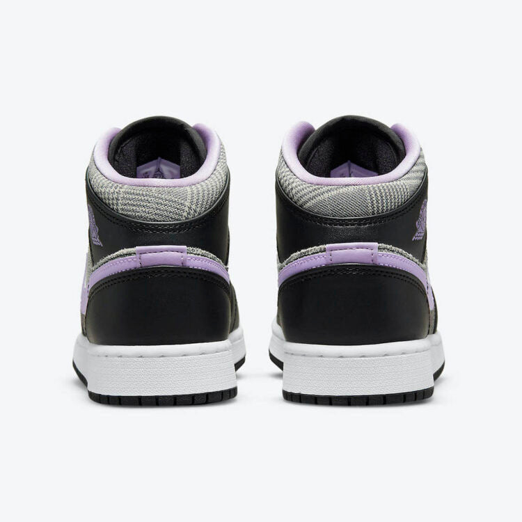 Men's Air Jordan 1 Mid 'Houndstooth' Shoes