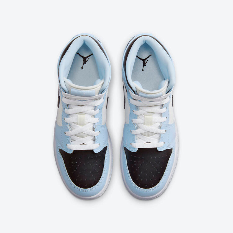 Men's Air Jordan 1 Mid 'Ice Blue' Shoes