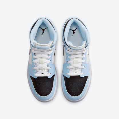 Men's Air Jordan 1 Mid 'Ice Blue' Shoes