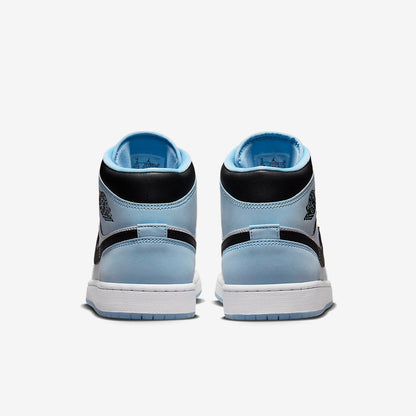 Men's Air Jordan 1 Mid 'Icy-Blue' Shoes