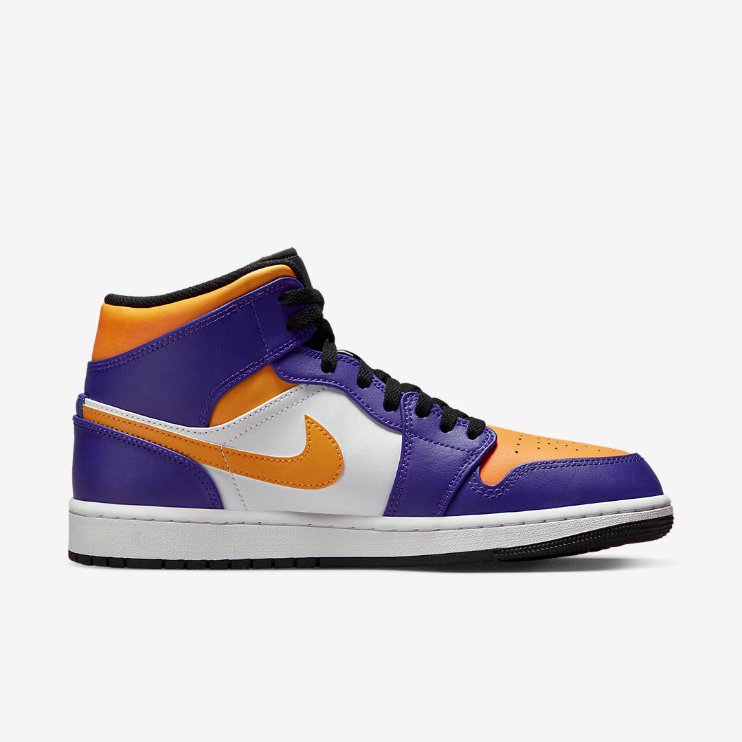 Men's Air Jordan 1 Mid 'Lakers' Shoes
