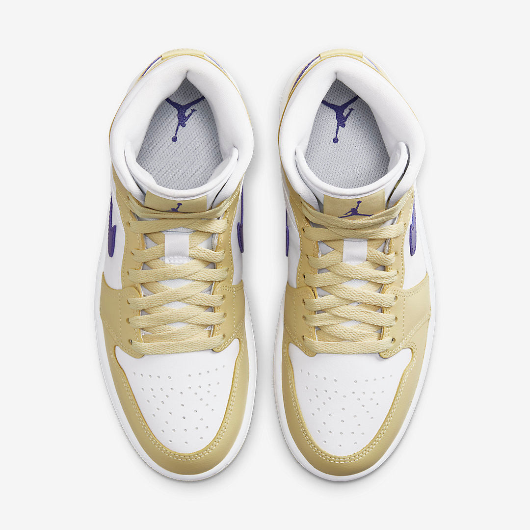 Men's Air Jordan 1 Mid 'Lemon Wash' Shoes