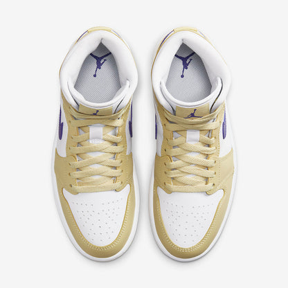 Men's Air Jordan 1 Mid 'Lemon Wash' Shoes